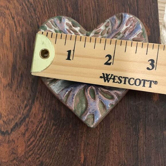 J Diller Raku Art Pottery Heart &
Tree Of Life - Picture 13 of 17